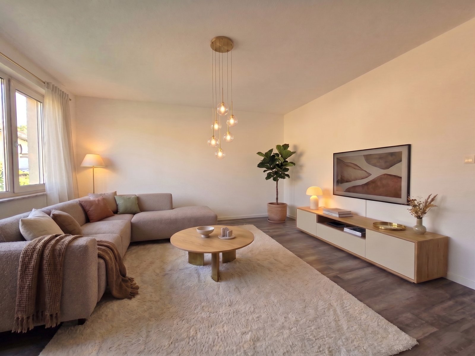 Virtuelles Home Staging Wohnzimmer