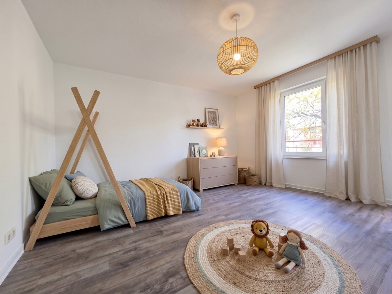 Virtuelles Home Staging Kinderzimmer