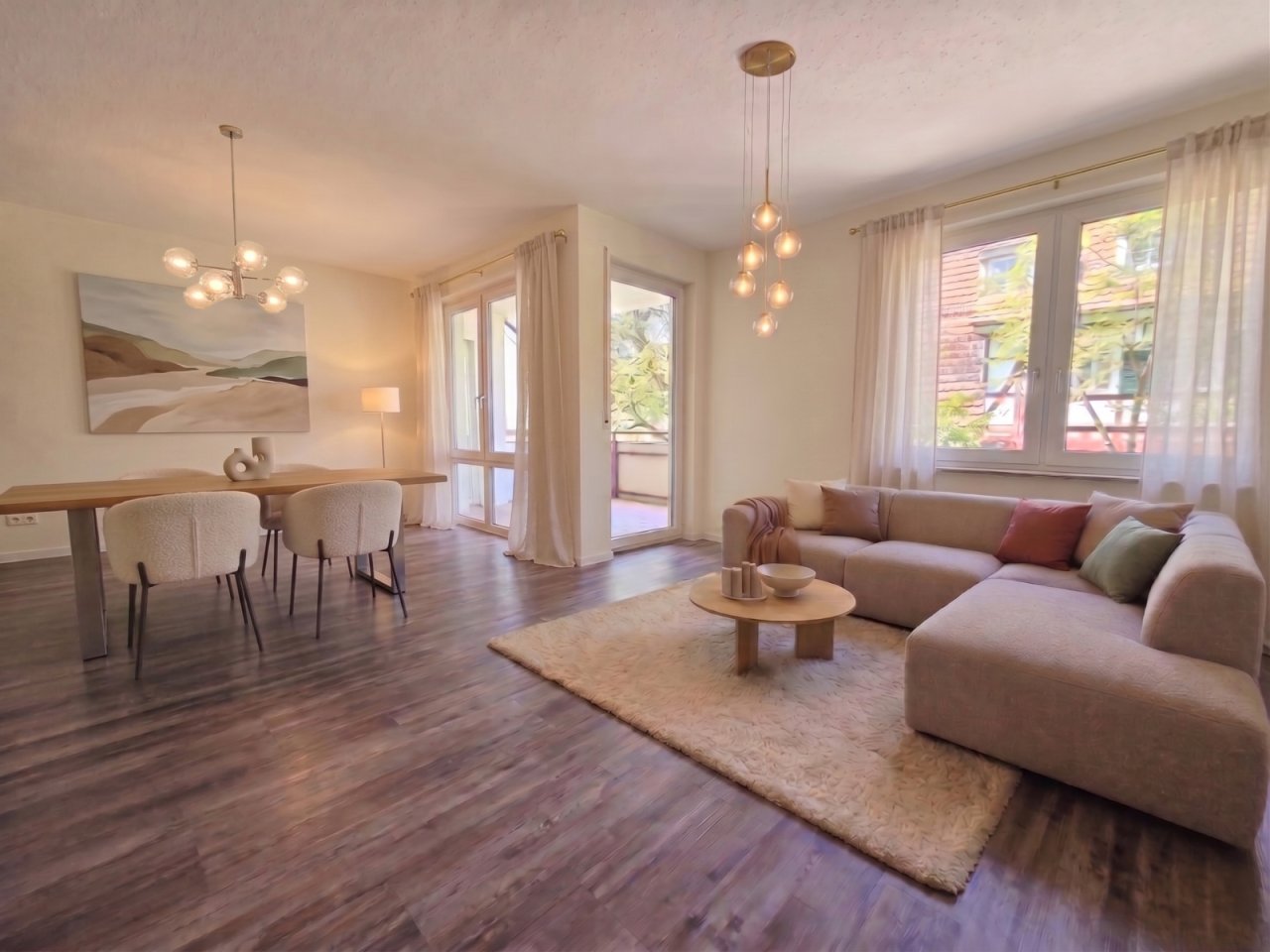 Virtuelles Home Staging Wohnzimmer